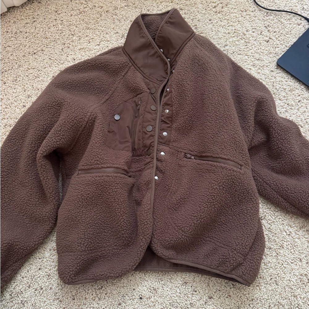Brown Fleece Jacket